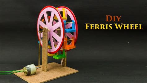 The <b>Wheel </b>spins nice and slow. . How to make a ferris wheel with a motor